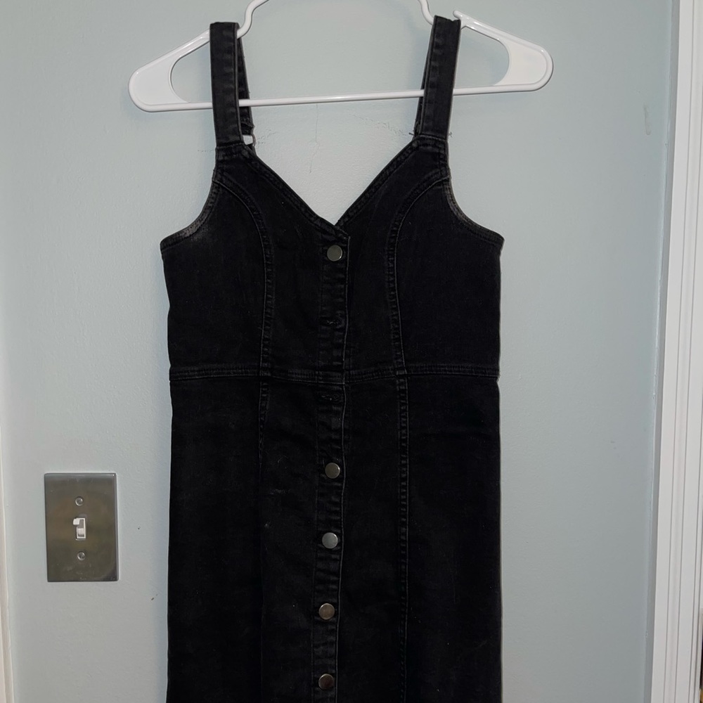 Black Jean dress BDG